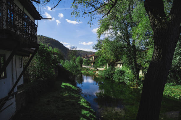 istock A river dividing the city into two equal parts. 1091857638