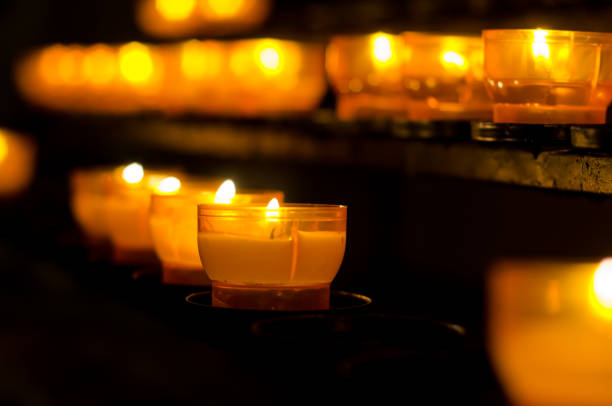 istock Candles in the church 1091862000