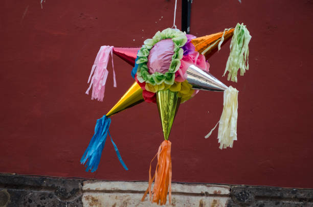 istock Traditional colorful pinata star shape 1091864654