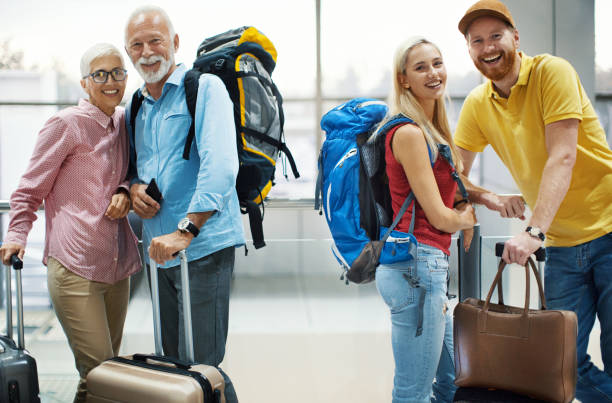 istock Passengers at an airport. 1091864658