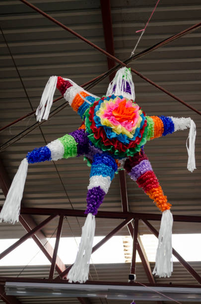 istock Traditional colorful pinata star shape 1091864806