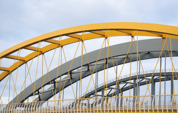istock Three steel bridges in a row 1091876972