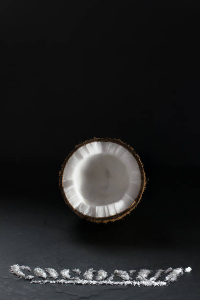 istock Half ripe coconut close up 1091877278