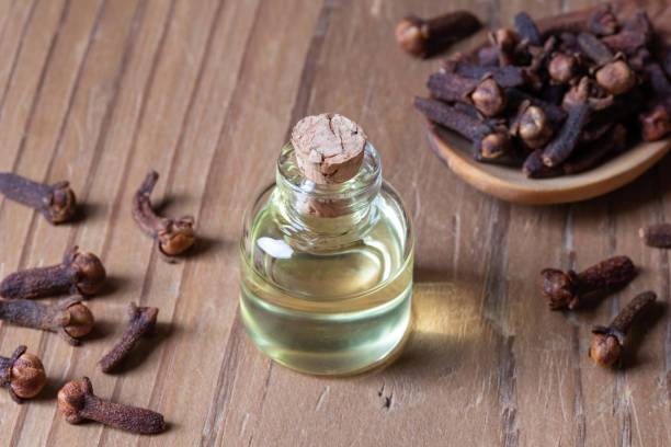 istock A bottle of clove essential oil 1091878180