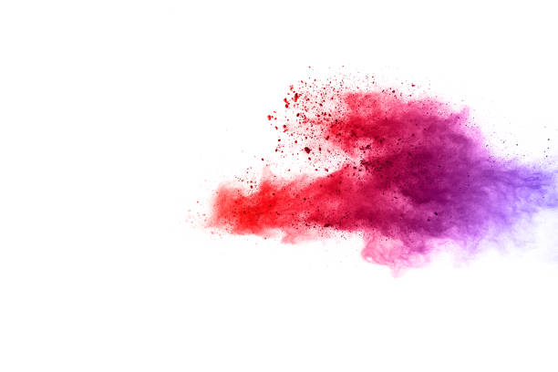 istock abstract powder splatted background. Colorful powder explosion on white background. Colored cloud. Colorful dust explode. Paint Holi. 1091882622