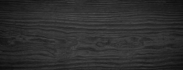 istock Black wooden texture. Top view. Copy space 1091883228
