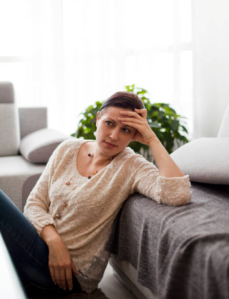 istock Woman With a Headache 1091896494