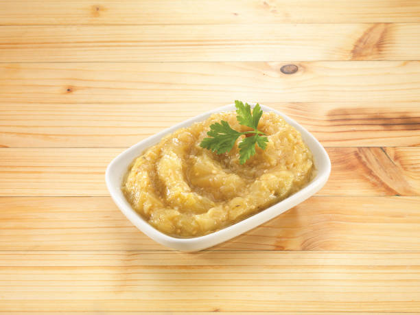 istock Fried eggplant puree salad appetizer turkish cuisine 1091902118