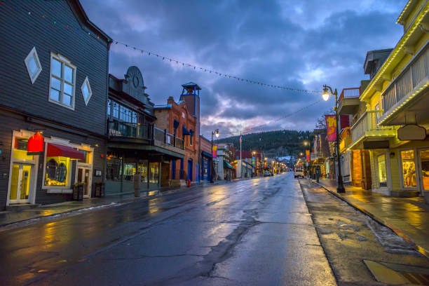 istock Park City in Utah ar Dawn 1091904384