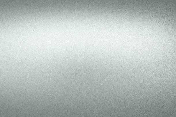 istock Texture of reflection on rough gray steel panel, abstract background 1091923608