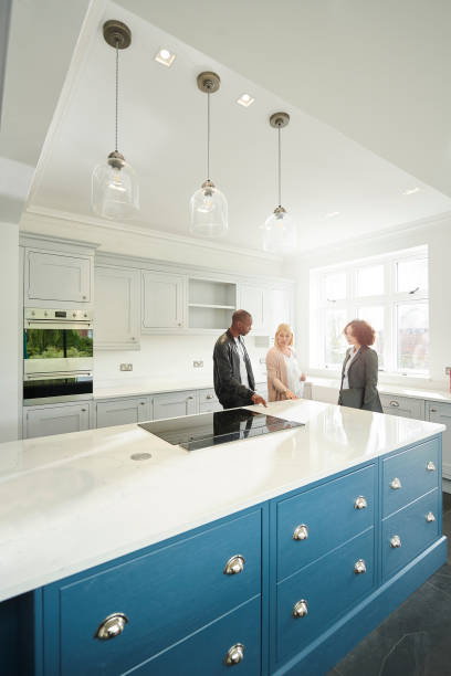 istock choosing a new kitchen in the showroom 1091923792