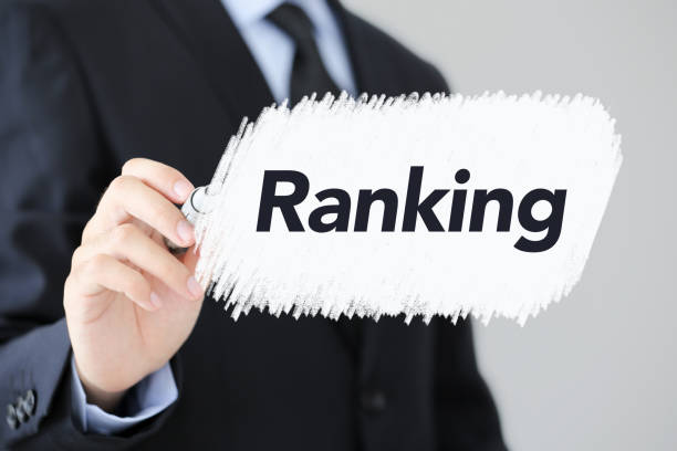 istock Businessman Writing Ranking Concept Text 1091924244
