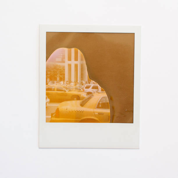 istock Damaged Instant Film Polaroid Picture 1091936324