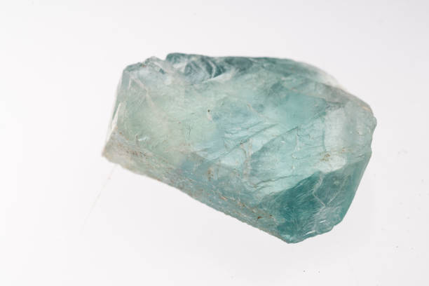 istock Fluorite mineral stone sample with white background 1091937016