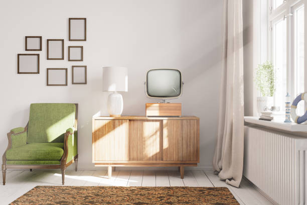 istock Vintage Living Room Interior 1091990628