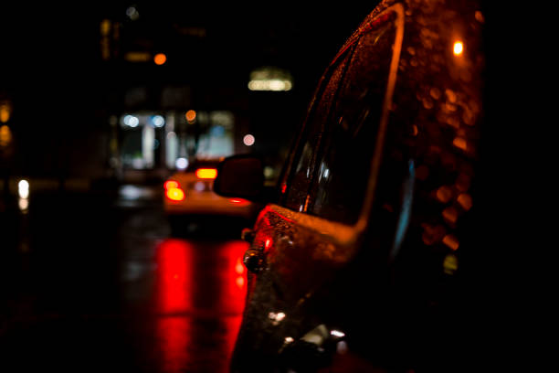 istock Cars in the night 1091998536