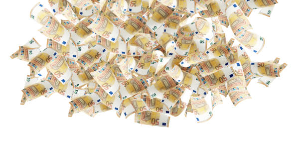 cash money rain 3d-illustration