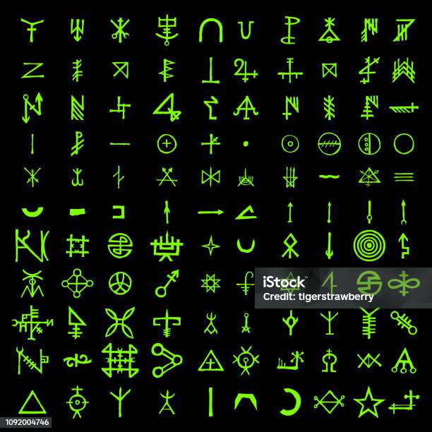Computer Science Symbol Patterns Alternative Of Digital Green Matrix And Computer Code Symbols Quantum ...