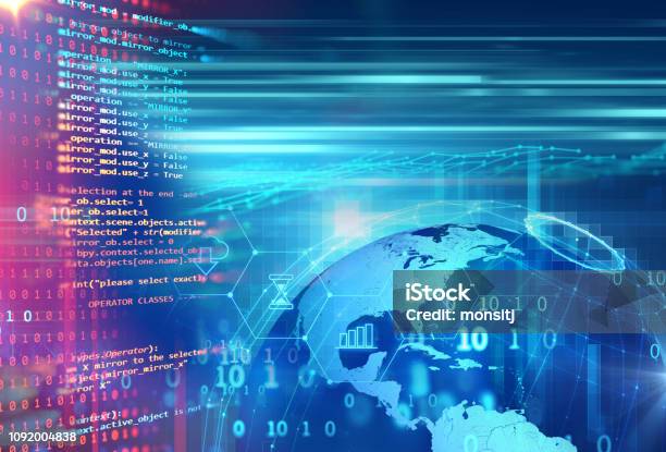 Programming Code Abstract Technology Background Of Software Developer ...