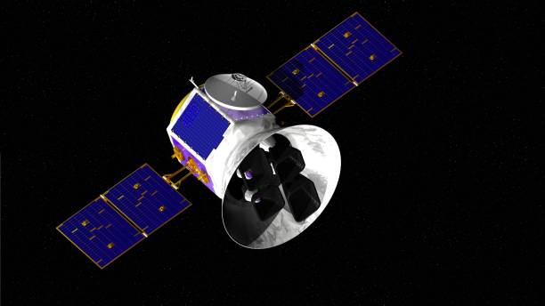 istock Transiting Exoplanet Survey Satellite TESS space telescope with stars in background 1092010888