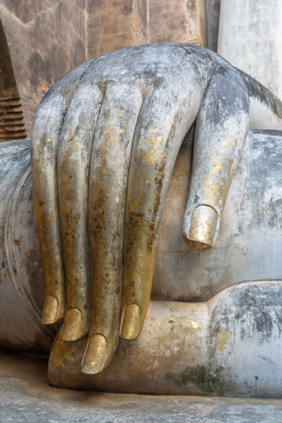 istock Hand of Buddha Statue in Sukhothai Historical Park 1092012976