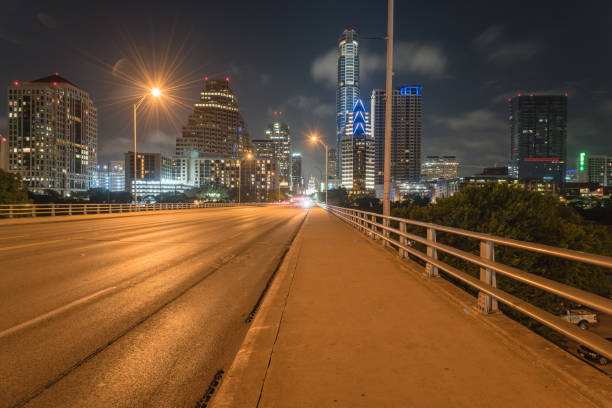 istock Austin modern skylines and state capitol building at night 1092013202