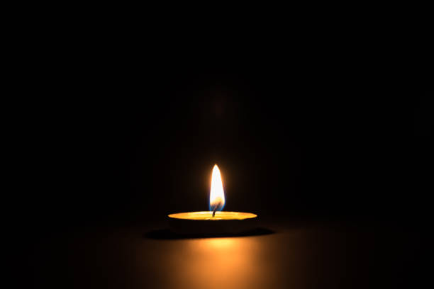 istock Close up of fire in the dark background. 1092016296