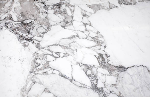texture marbre abstraite naturelle blanche et grise - marble white cracked painterly effect photos et images de collection