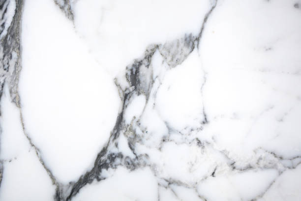 texture marbre abstraite naturelle blanche et grise - marble white cracked painterly effect photos et images de collection