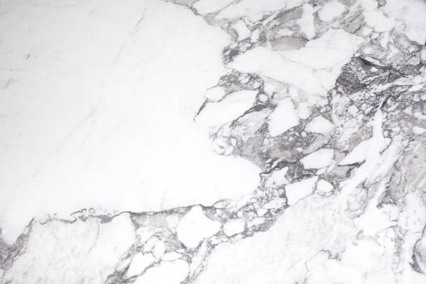 texture marbre abstraite naturelle blanche et grise - marble white cracked painterly effect photos et images de collection