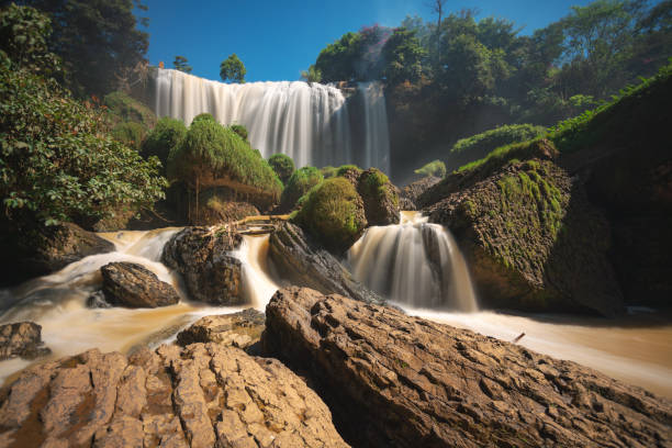 Elephant Waterfalls at Vietnam. Elephant Waterfalls at Vietnam. central highlands vietnam photos stock pictures, royalty-free photos & images