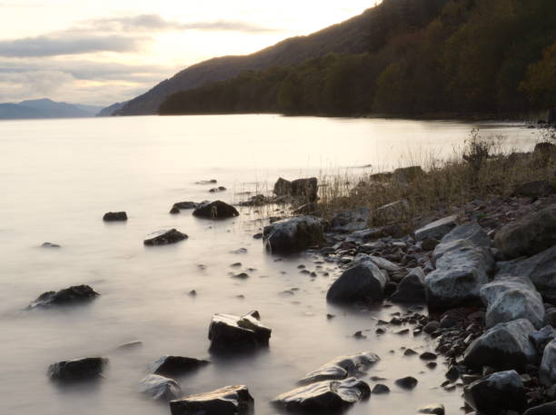 istock long exposure effect at the surface of the Loch Ness, at dusk - 3 1092055116