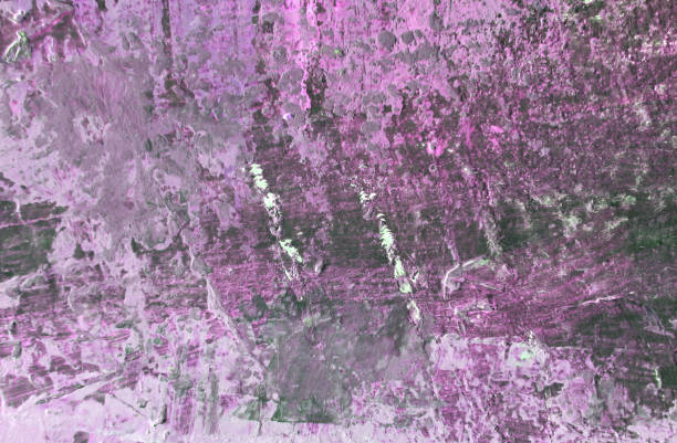 istock Painting knife technique with acrylic on canvas. Abstract art background. 1092055708