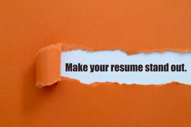 Photo of Make your resume stand out.