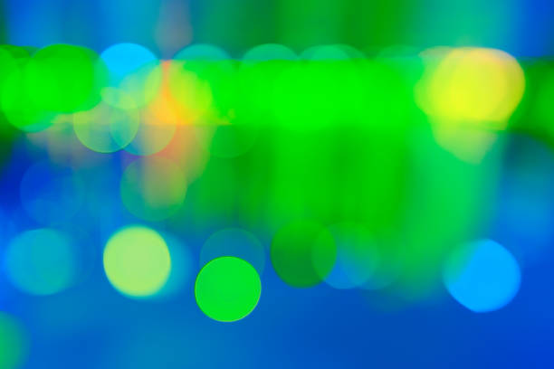 istock Abstract circular bokeh background of night light 1092059484