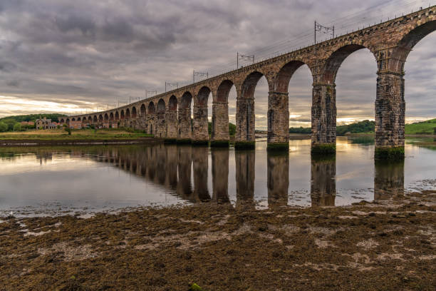 istock Railway bridge in Berwick-upon-Tweed, England 1092069364