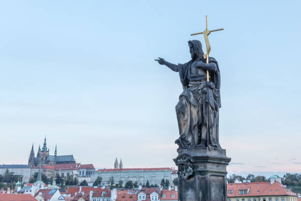 istock One of 30 Baroque statues on Charles Bridge 1092075952
