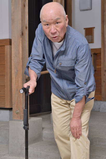 istock Senior to walk with cane 1092078514
