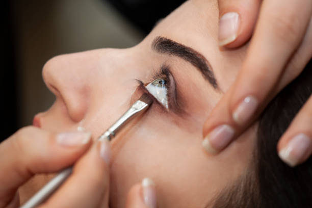 istock Preparation for photo shooting - before make up 1092082938