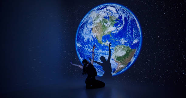 istock Earth projection upon a female dancer 1092084134