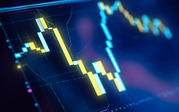 istock Trading market charts 1092086738