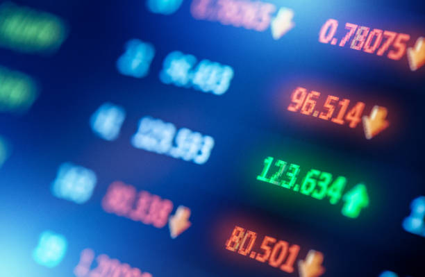 istock Trading market charts 1092086740