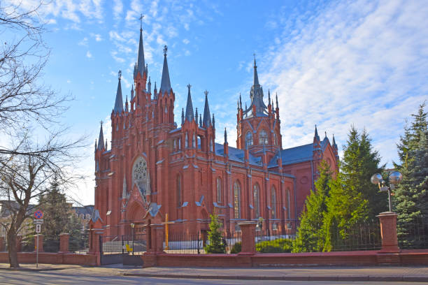 istock Catholic Church in Moscow 1092086922