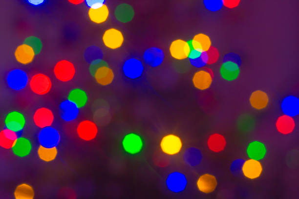 istock Blured color lights on christmas tree, abstract background 1092087174