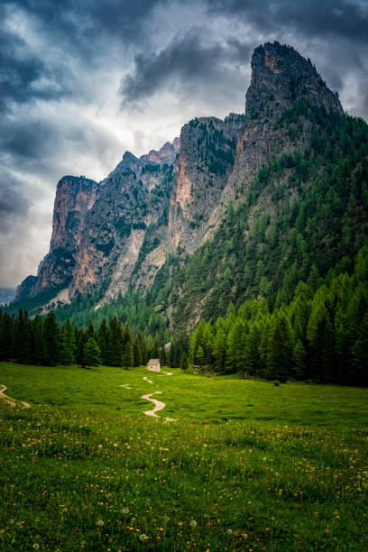 istock chapel at beautiful dolomites mountains 1092092486