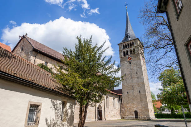 istock famous church Martinskirche in Sindelfingen germany 1092100842
