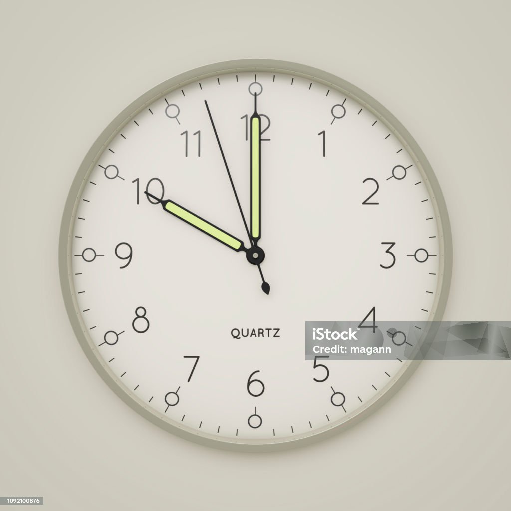 Ten Clock A Clock Shows 10 Oclock Stock Photo - Download Image Now - Analog ...