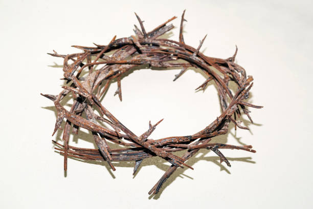 istock Crown of thorns from iron 1092116166