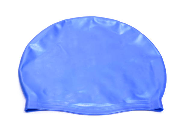 istock A swimming cap, swim cap or bathing cap isolated on white 1092118146