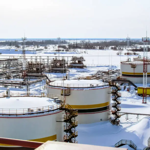 Photo of Tanks with oil owned oil company Rosneft.